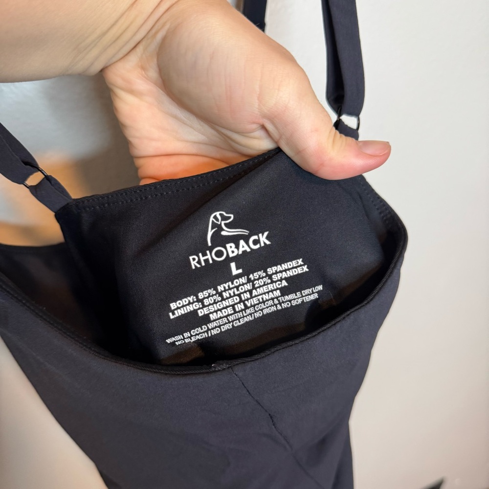 Rhoback Demi Active Dress in Black - Picture 10 of 10